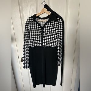 Belted One-Piece Dress